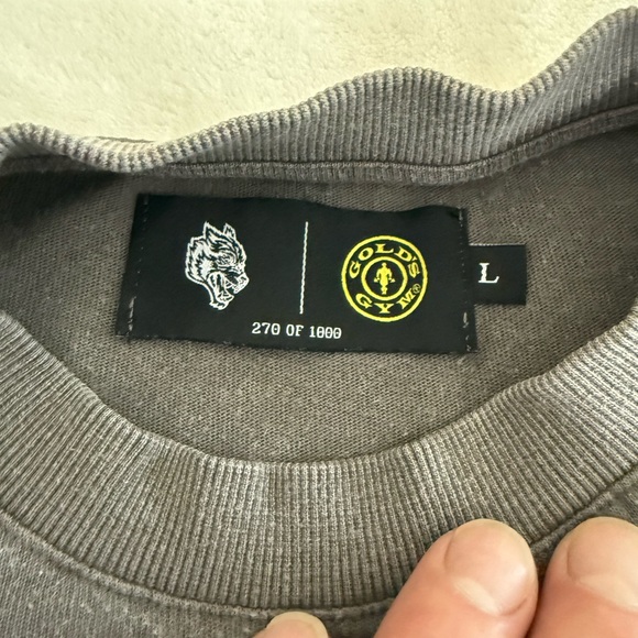 Darc Sport “GOLDS GYM” Wolves Oversized Tee - Picture 5 of 7